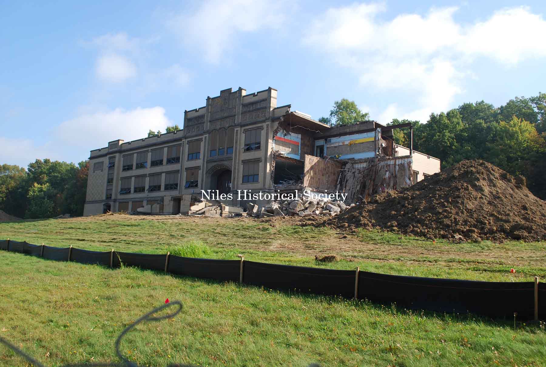 Washington Elementary School Demolition Niles Ohio